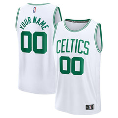 NBA Boston Celtics Fast Break Custom Jersey - Association Edition - White