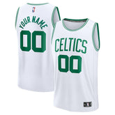 NBA Boston Celtics Youth Fast Break Custom Replica Jersey - White - Association Edition