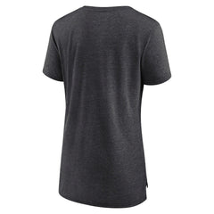 Las Vegas Raiders Women's Vintage Graphic Tri-Blend Scoop Neck T-Shirt Charcoal