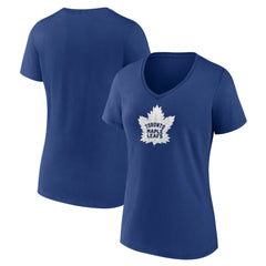 NHL Toronto Maple Leafs Women's Primary Logo T-Shirt - Blue