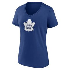 NHL Toronto Maple Leafs Women's Primary Logo T-Shirt - Blue