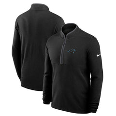 Carolina Panthers Lightweight Victory Dri-FIT Half-Zip Pullover Black