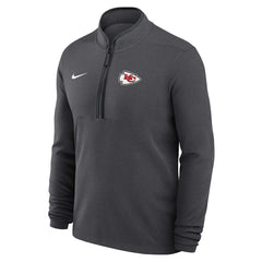 Kansas City Chiefs Lightweight Victory Dri-FIT Half-Zip Pullover Anthracite
