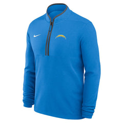 Los Angeles Chargers Lightweight Victory Dri-FIT Half-Zip Pullover Powder Blue