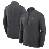 Tampa Bay Buccaneers Lightweight Victory Dri-FIT Half-Zip Pullover Anthracite