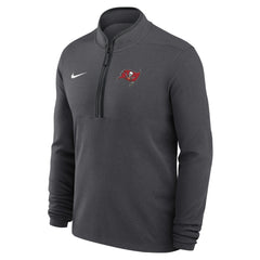 Tampa Bay Buccaneers Lightweight Victory Dri-FIT Half-Zip Pullover Anthracite