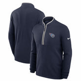 Tennessee Titans Lightweight Victory Dri-FIT Half-Zip Pullover Navy