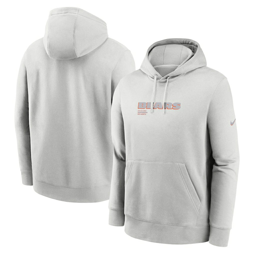 Chicago Bears Edge Pack French Terry Club Pullover Hoodie Gray