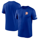 Denver Broncos Sideline Alt Pack Legend Dri-FIT T-Shirt Royal