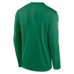 Philadelphia Eagles Legend Small Logo Dri-FIT Long Sleeve T-Shirt Kelly Green