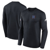 Houston Texans Legend Small Logo Dri-FIT Long Sleeve T-Shirt Navy
