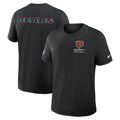 Chicago Bears 2025 NFL Crucial Catch Tri-Blend Dri-FIT T-Shirt Black