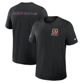 Cincinnati Bengals 2025 NFL Crucial Catch Tri-Blend Dri-FIT T-Shirt Black