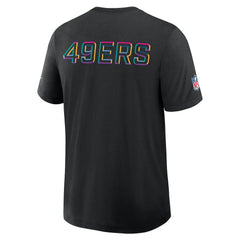 San Francisco 49ers 2025 NFL Crucial Catch Tri-Blend Dri-FIT T-Shirt Black