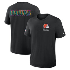 Cleveland Browns 2025 NFL Crucial Catch Tri-Blend Dri-FIT T-Shirt Black