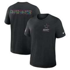 Dallas Cowboys 2025 NFL Crucial Catch Tri-Blend Dri-FIT T-Shirt Black