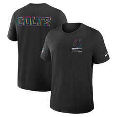 Indianapolis Colts 2025 NFL Crucial Catch Tri-Blend Dri-FIT T-Shirt Black