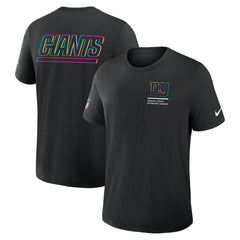 New York Giants 2025 NFL Crucial Catch Tri-Blend Dri-FIT T-Shirt Black