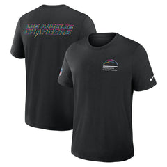 Los Angeles Chargers 2025 NFL Crucial Catch Tri-Blend Dri-FIT T-Shirt Black