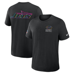 New York Jets 2025 NFL Crucial Catch Tri-Blend Dri-FIT T-Shirt Black