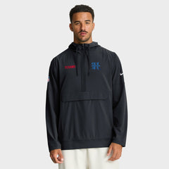 Houston Texans Sideline Alt Pack Anorak Half-Zip Hoodie Jacket Navy