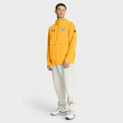 Pittsburgh Steelers 1933 Sideline Alt Pack Anorak Half-Zip Hoodie Jacket Gold