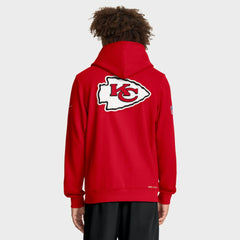 Kansas City Chiefs Sideline Standard Issue Utility Player Dri-FIT Full-Zip Hoodie Red