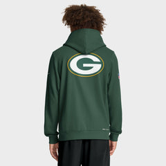 Green Bay Packers Sideline Standard Issue Utility Player Dri-FIT Full-Zip Hoodie Green