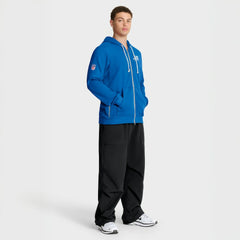 Detroit Lions Sideline Standard Issue Utility Player Dri-FIT Full-Zip Hoodie Blue