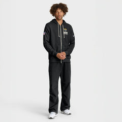 Jacksonville Jaguars Sideline Standard Issue Utility Player Dri-FIT Full-Zip Hoodie Black