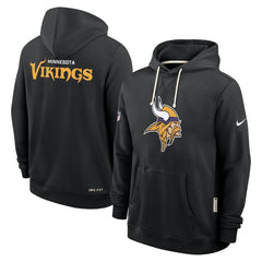 Minnesota Vikings Sideline Standard Issue Initial Home Dri-FIT Hoodie Black