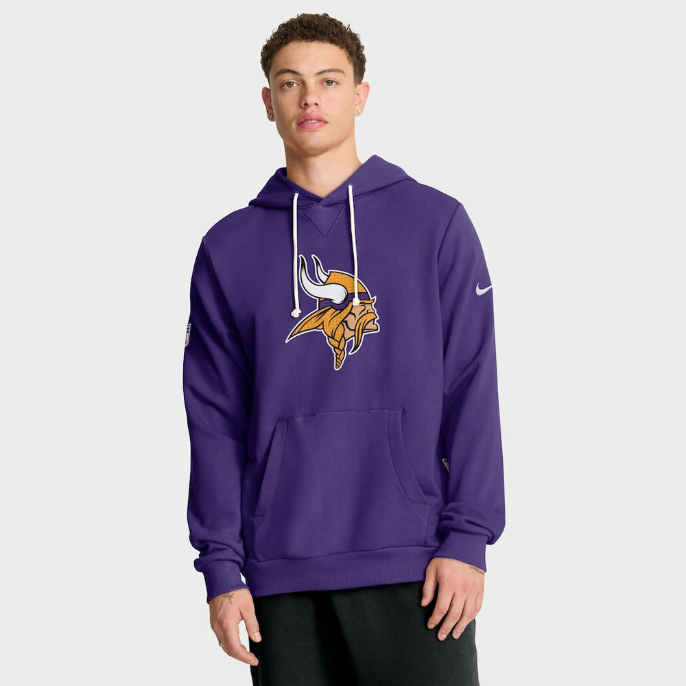 Minnesota Vikings Sideline Standard Issue Initial Home Dri-FIT Hoodie Purple