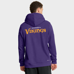 Minnesota Vikings Sideline Standard Issue Initial Home Dri-FIT Hoodie Purple