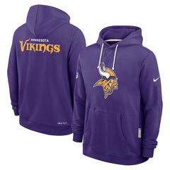 Minnesota Vikings Sideline Standard Issue Initial Home Dri-FIT Hoodie Purple