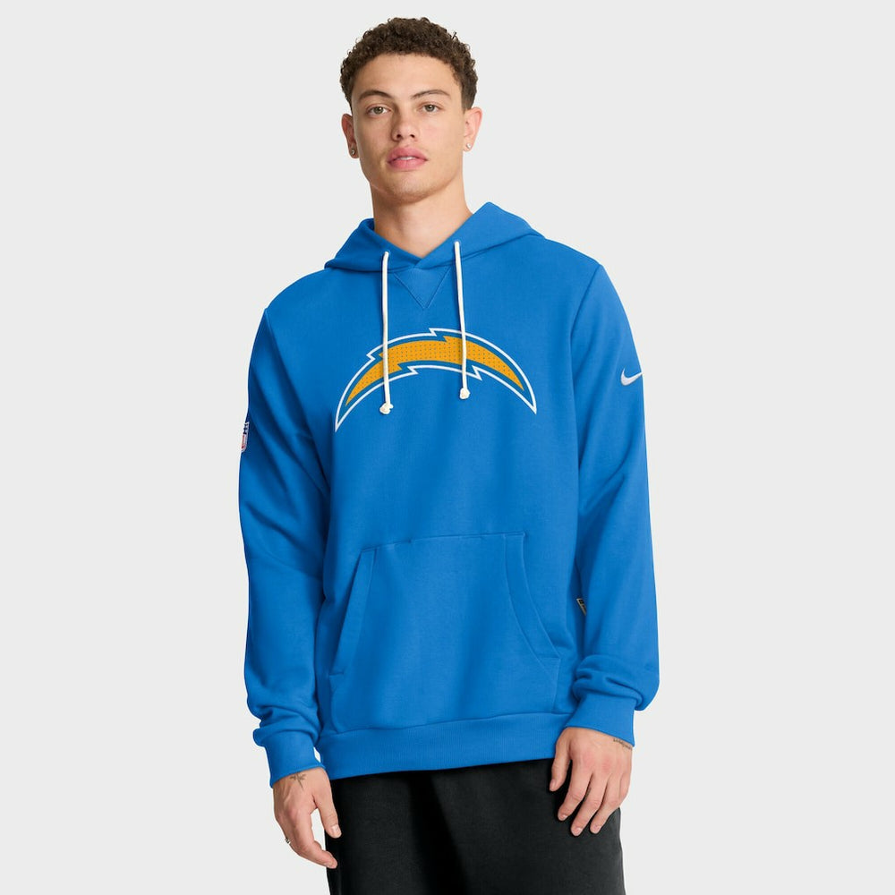 Los Angeles Chargers Sideline Standard Issue Initial Home Dri-FIT Hoodie Powder Blue