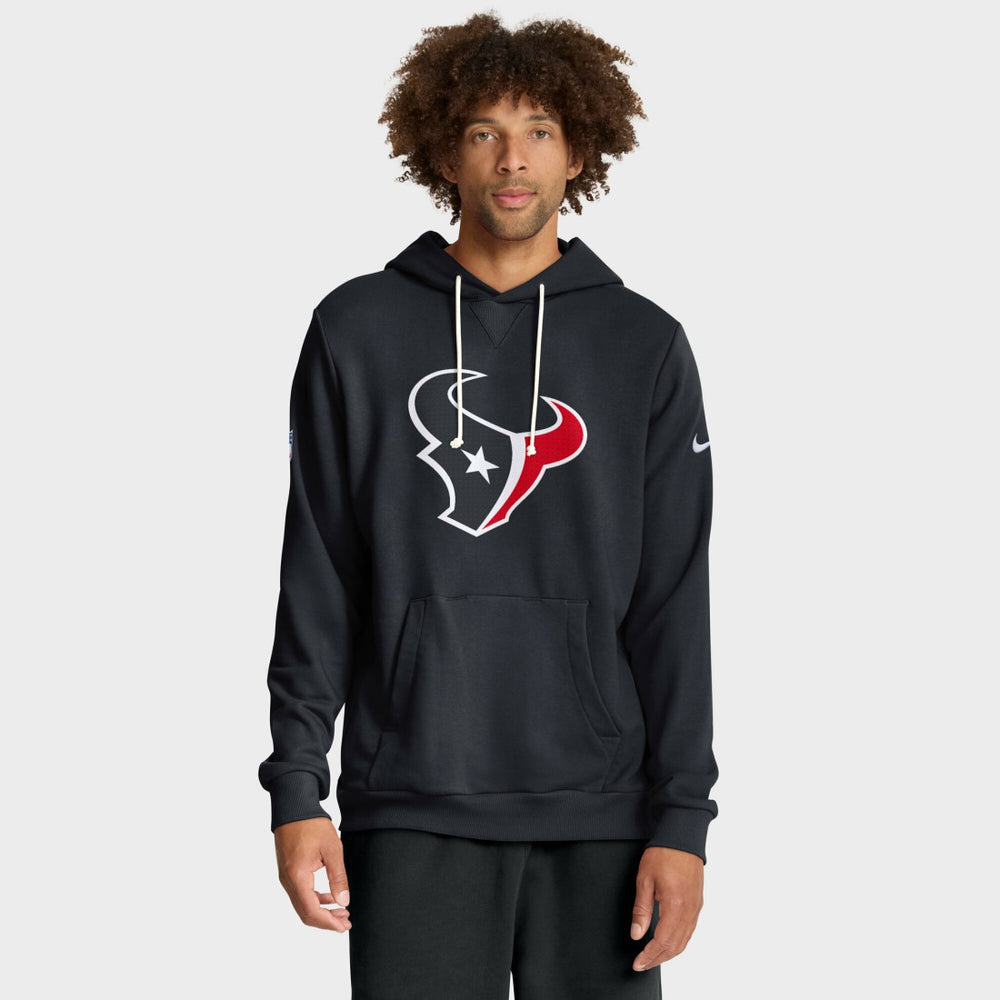 Houston Texans Sideline Standard Issue Initial Home Dri-FIT Hoodie Navy