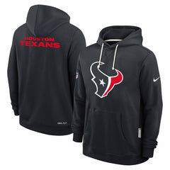 Houston Texans Sideline Standard Issue Initial Home Dri-FIT Hoodie Navy