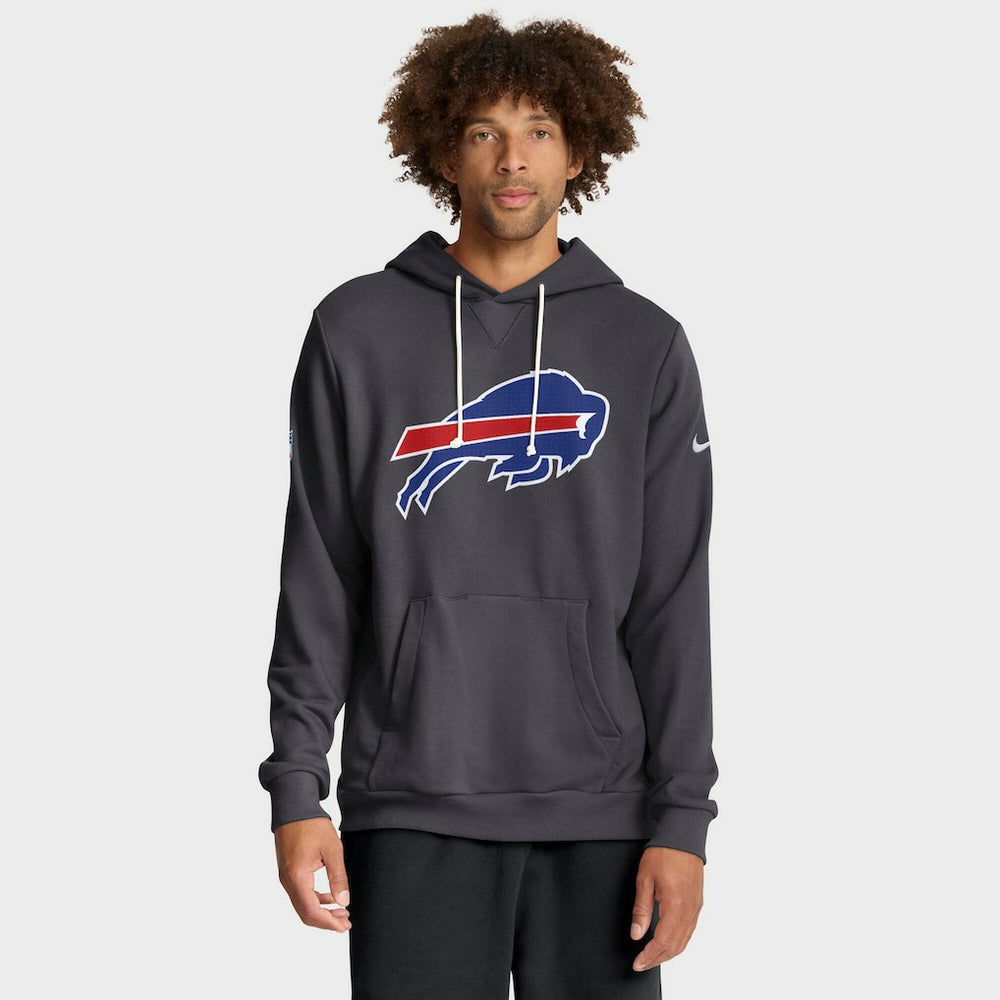 Buffalo Bills Sideline Standard Issue Initial Home Dri-FIT Hoodie Anthracite