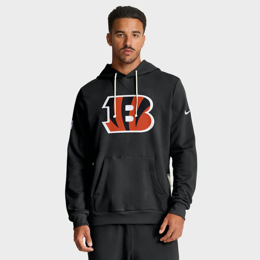 Cincinnati Bengals Sideline Standard Issue Initial Home Dri-FIT Hoodie Black