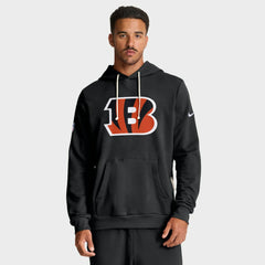 Cincinnati Bengals Sideline Standard Issue Initial Home Dri-FIT Hoodie Black