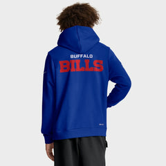 Buffalo Bills Sideline Standard Issue Initial Home Dri-FIT Hoodie Royal