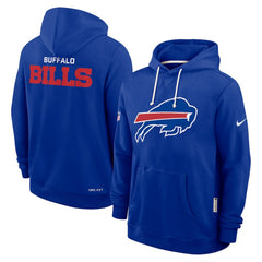 Buffalo Bills Sideline Standard Issue Initial Home Dri-FIT Hoodie Royal