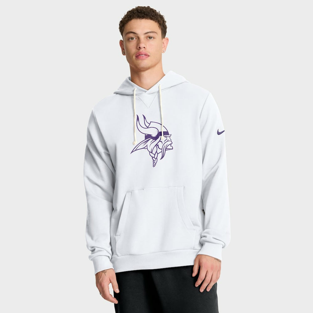 Minnesota Vikings Sideline Standard Issue Alt 2 Dri-FIT Hoodie White