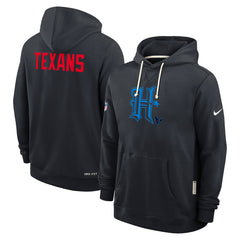 Houston Texans Sideline Standard Issue Alt 2 Dri-FIT Hoodie Navy