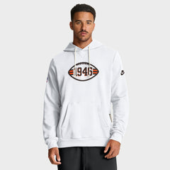 Cleveland Browns Sideline Standard Issue Alt 2 Dri-FIT Hoodie White