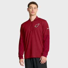 Arizona Cardinals Sideline Dri-FIT Half-Zip Pullover Cardinal