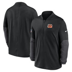 Cincinnati Bengals Sideline Dri-FIT Half-Zip Pullover Black