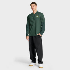 Green Bay Packers Sideline Dri-FIT Half-Zip Pullover Green