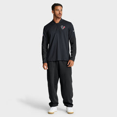 Houston Texans Sideline Dri-FIT Half-Zip Pullover Navy