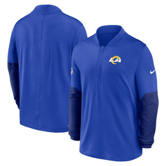 Los Angeles Rams Sideline Dri-FIT Half-Zip Pullover Royal